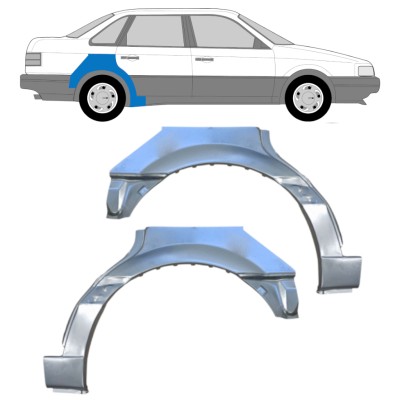 Bagskærm reparationspanel til Volkswagen Passat B3 1988-1993 / Venstre+Højre / SEDAN 14518
