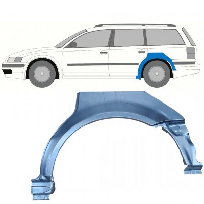 Bagskærm reparationspanel til VW Passat B5 1996-2005 / Venstre / COMBI 8920