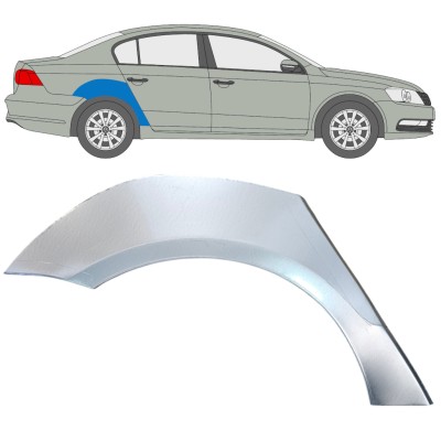 Bagskærm reparationspanel til Volkswagen Passat B7 2010-2015 / Højre 16352