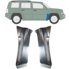 Skærmkant reparationsplade til Jeep Patriot 2006- / Venstre+Højre / Sæt 11190