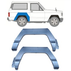 Bagskærm reparationspanel til Nissan Patrol K160 1979-1990 / Venstre+Højre / Sæt 10412