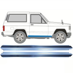 Dørpanel reparationsplade til Nissan Patrol K160 1979-1990 / Venstre+Højre / Sæt 16291