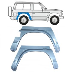 Bagskærm reparationspanel til Nissan Patrol Y60 GY60 1990-1997 / Venstre+Højre / Sæt 11530