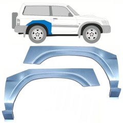 Bagskærm reparationspanel til Nissan Patrol Y61 GY61 1997-2009 / Venstre+Højre / Sæt 10220