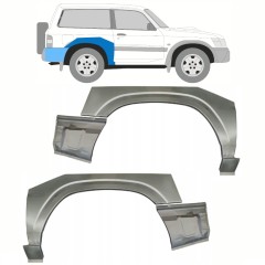 Bagskærm reparationspanel til Nissan Patrol Y61 GY61 1997-2009 / Sæt 10800