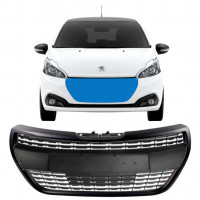 Sort grill til Peugeot 208 2015-2019 ALLURE 7537