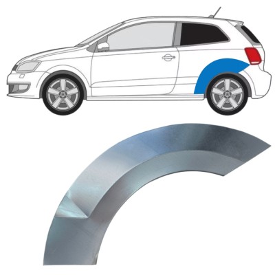 Bagskærm reparationspanel til Volkswagen Polo 2009-2017 / Venstre 16359
