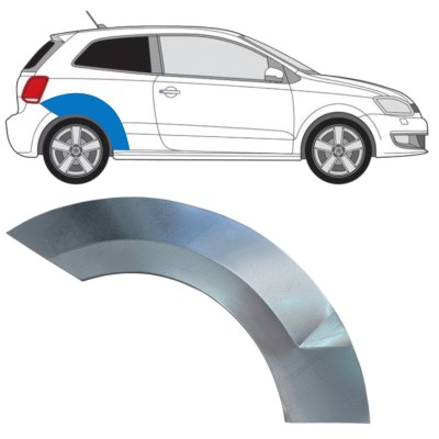 Bagskærm reparationspanel til Volkswagen Polo 2009-2017 / Højre 16358