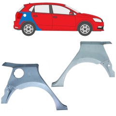 Bagskærm reparationspanel til Volkswagen Polo 2009-2017 / Venstre+Højre / Sæt 12670