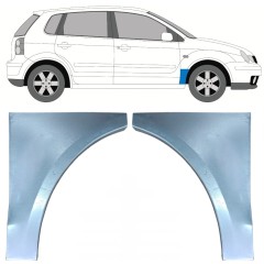 Skærmkant reparationsplade til Volkswagen Polo 2001-2009 / Venstre+Højre / Sæt 9733