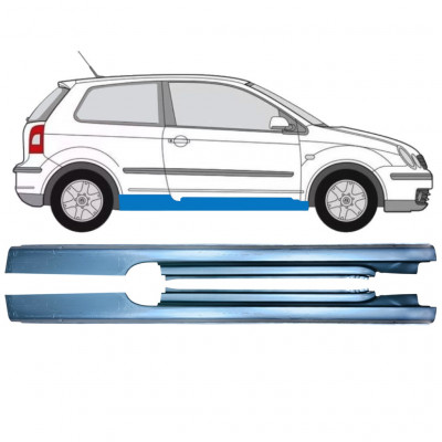 Dørpanel til Volkswagen Polo 2001-2009 / Venstre+Højre / Sæt 12858
