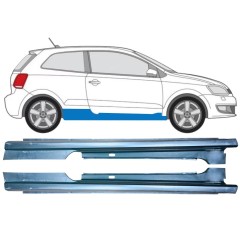 Dørpanel til Volkswagen Polo 2009-2017 / Venstre+Højre / Sæt 12861