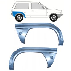 Bagskærm reparationspanel til Volkswagen Polo 1981-1994 / Venstre+Højre / Sæt 10462