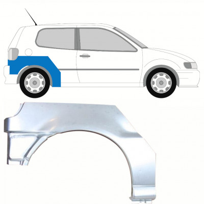 Bagskærm reparationspanel til VW Polo 1994-1999 / Højre 10191