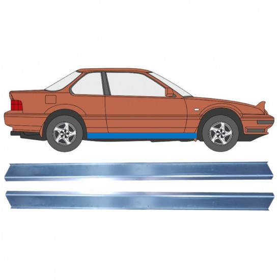 Dørpanel reparationsplade til Honda Prelude 1987-1992 / Venstre = Højre (symmetrisk) / Sæt 10276