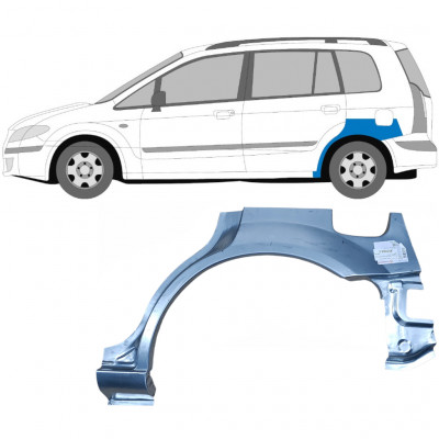 MAZDA PREMACY 1999-2005 BAGSKÆRM / VENSTRE