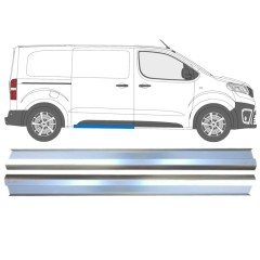 Reparationspanel til skydedør til Peugeot Expert 2016- / Venstre = Højre (symmetrisk) / Sæt 13336