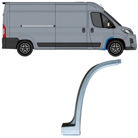 Forreste hjulkasse til Toyota Proace Max 2024- / Højre 16835