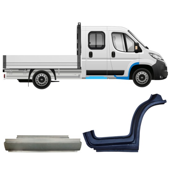Reparationspanel sæt til Toyota Proace Max 2024- / Højre 16684