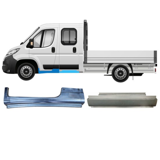 Reparationspanel sæt til Toyota Proace Max 2024- / Venstre 16683