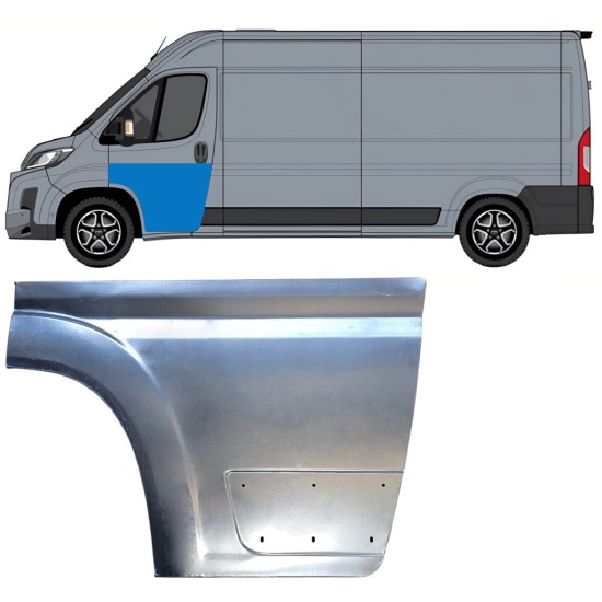 Reparationsplade dør foran til Toyota Proace Max 2024- / Venstre 16716