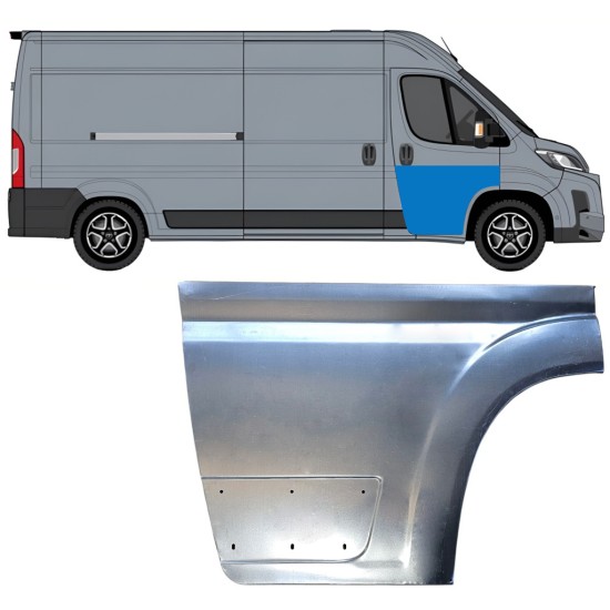 Reparationsplade dør foran til Toyota Proace Max 2024- / Højre 16715