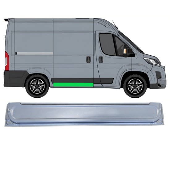 Reparationspanel til skydedør indvendig til Toyota Proace Max 2024- / Højre 16632