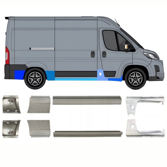 Reparationspanel sæt til Toyota Proace Max 2024- / Venstre+Højre 16714