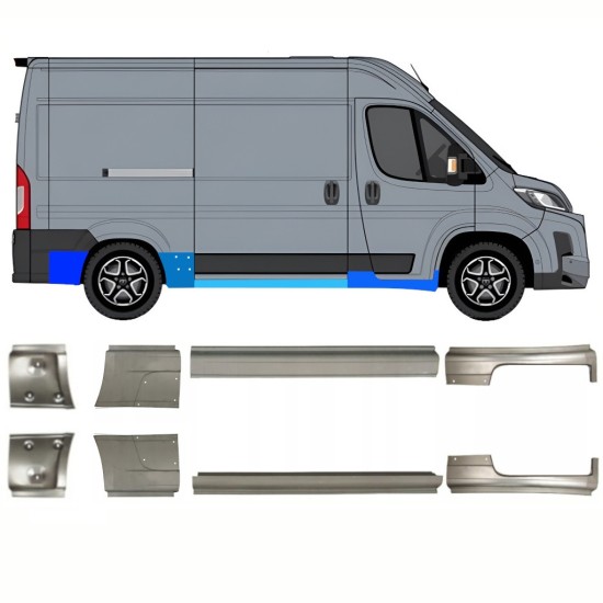 Reparationspanel sæt til Toyota Proace Max 2024- / Venstre+Højre 16696