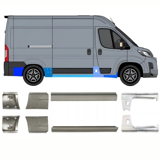 Reparationspanel sæt til Toyota Proace Max 2024- / Venstre+Højre 16713