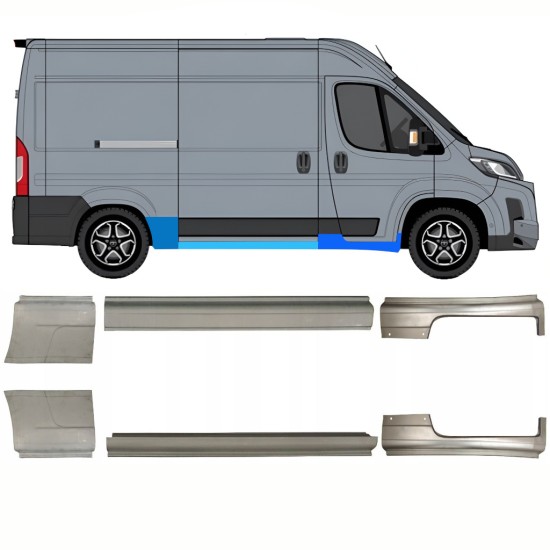 Reparationspanel sæt til Toyota Proace Max 2024- / Venstre+Højre 16678