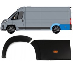 Sæt af hjulkasselister bag med lampe til Toyota Proace Max 2024- / Venstre 15890