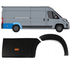 Sæt af hjulkasselister bag med lampe til Toyota Proace Max 2024- / Højre 15889