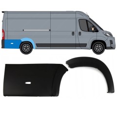 Sæt af hjulkasselister bag til Toyota Proace Max 2024- / Højre 15891