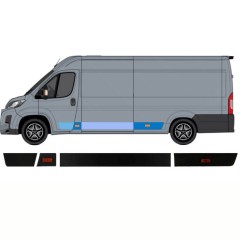 Sæt af sidelister til Toyota Proace Max 2024- / Venstre 15886