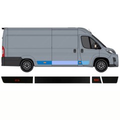 Sæt af sidelister til Toyota Proace Max 2024- / Højre / 15894