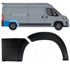 Sidebeklædning til venstre stolpe til Toyota Proace Max 2024- / Højre 15911