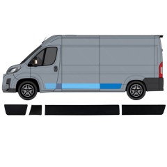Sæt af sidelister til Toyota Proace Max 2024- / Venstre / 15887
