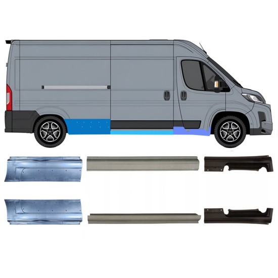Dørpanel reparationsplade til Toyota Proace Max 2024- / Venstre+Højre / Sæt 16708