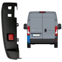 Bageste stødfangerhjørne 180 grader til Toyota Proace Max 2024- / Venstre 16039