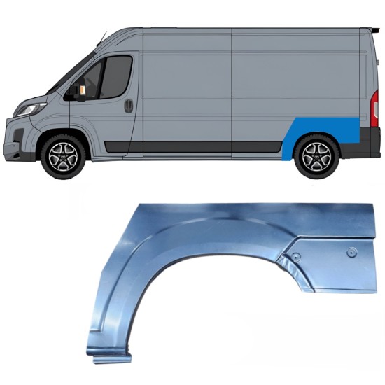 Bagskærm reparationspanel til Toyota Proace Max 2024- / Venstre 16690