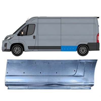 Bagskærm reparationspanel til Toyota Proace Max 2024- / Venstre 16749