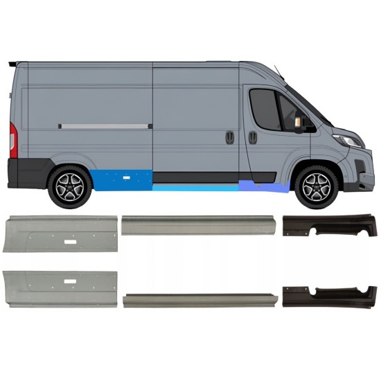 Dørpanel reparationsplade til Toyota Proace Max 2024- / Venstre+Højre 16710