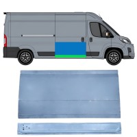 Reparationsplade skydedør indre og ydre til Toyota Proace Max 2024- / Højre 16631