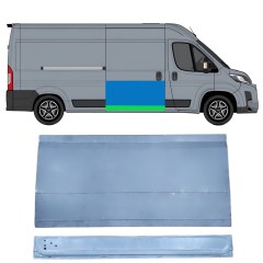 Reparationsplade skydedør indre og ydre til Toyota Proace Max 2024- / Højre 16631