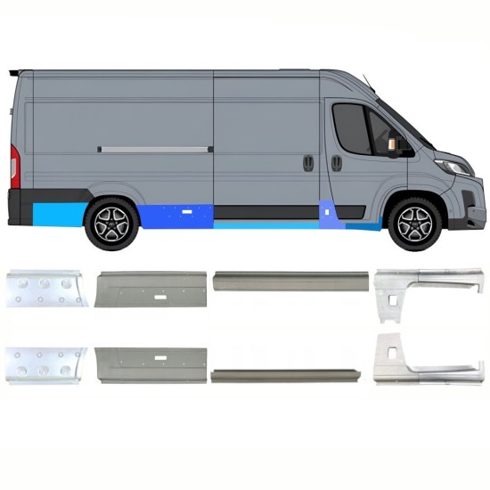 Reparationspanel sæt til Toyota Proace Max 2024- / Venstre+Højre 16712