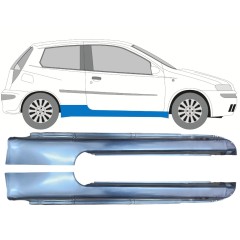 Dørpanel til Fiat Punto II 1999-2010 / Venstre+Højre / Sæt 10074