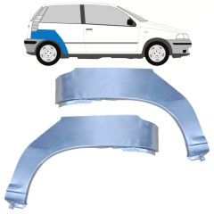 Bagskærm reparationspanel til Fiat Punto I 1993-1999 / Venstre+Højre / Sæt 9684