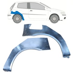 Bagskærm reparationspanel til Fiat Punto II 1999-2010 / Venstre+Højre / Sæt 10404