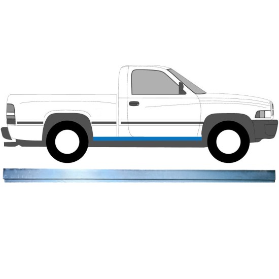 Dørpanel reparationsplade indvendig til Dodge RAM 1993-2002 / Venstre = Højre (symmetrisk) 16128